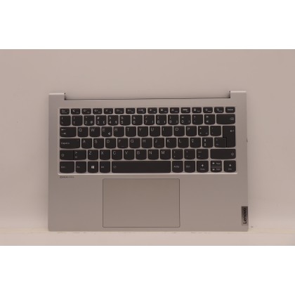 Lenovo 5CB1C90608 Palmrest Top Case con tastiera, Portoghese, Argento chiaro