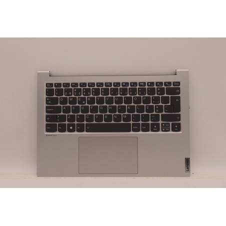 Lenovo 5CB1C90608 Palmrest Top Case con tastiera, Portoghese, Argento chiaro