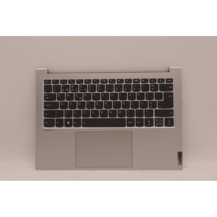 Lenovo 5CB1C90608 Palmrest Top Case con tastiera, Portoghese, Argento chiaro
