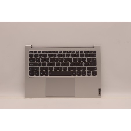 Lenovo 5CB1C90612 Palmrest Top Case con tastiera, Svizzera, Argento chiaro