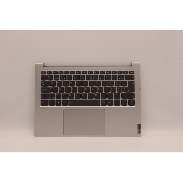 Lenovo 5CB1C90612 Palmrest Top Case con tastiera, Svizzera, Argento chiaro