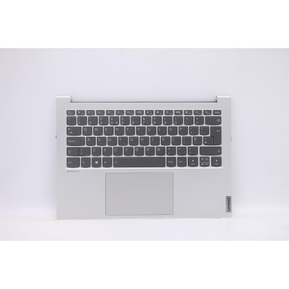 Lenovo 5CB1C90913 Palmrest Top Case con tastiera, Inglese Regno Unito, Argento chiaro