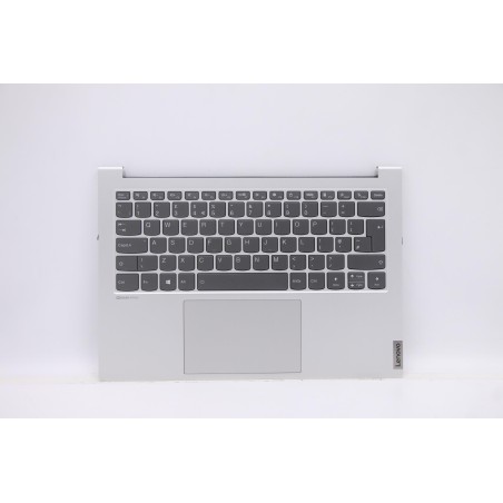 Lenovo 5CB1C90913 Palmrest Top Case con tastiera, Inglese Regno Unito, Argento chiaro