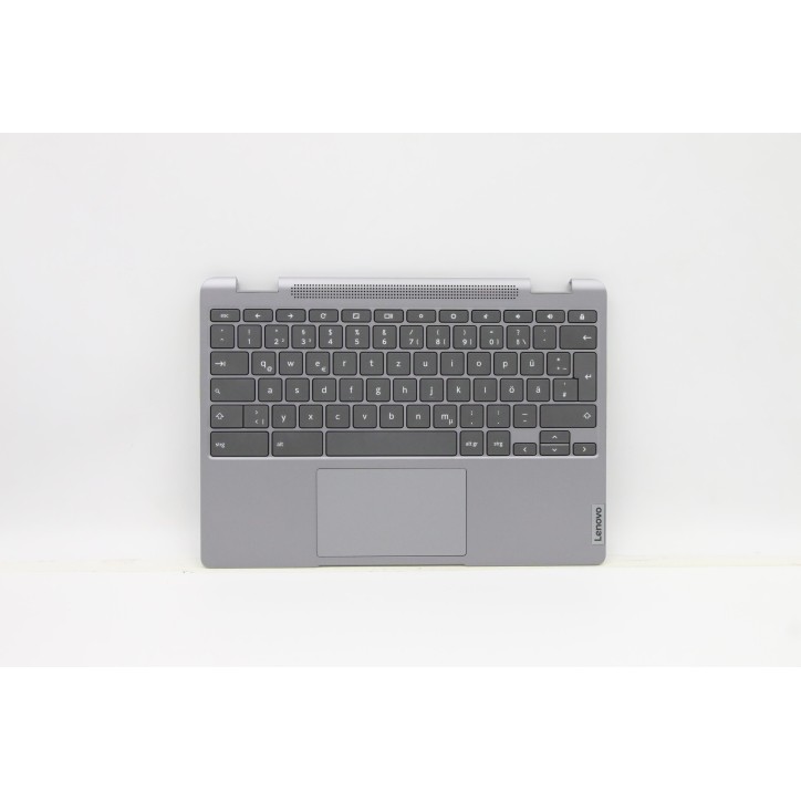 Lenovo 5CB1C90928 Palmrest Top Case con tastiera, Tedesco, Grigio