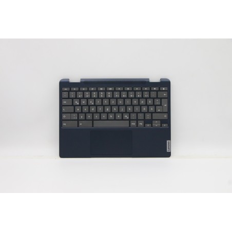 Lenovo 5CB1C90944 Palmrest Top Case con tastiera, Tedesco, Blu scuro