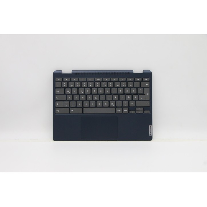 Lenovo 5CB1C90944 Palmrest Top Case con tastiera, Tedesco, Blu scuro