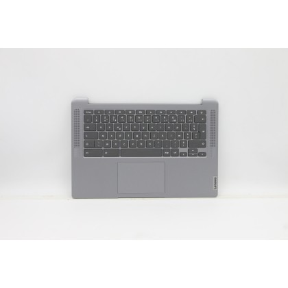 Lenovo 5CB1C92819 Palmrest Top Case con tastiera, Francese, Grigio