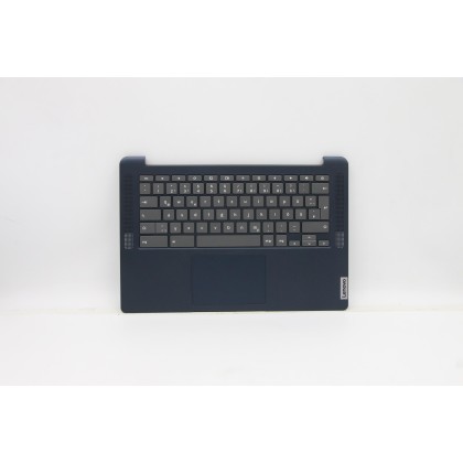 Lenovo 5CB1C92837 Palmrest Top Case con tastiera, Tedesco, Blu scuro