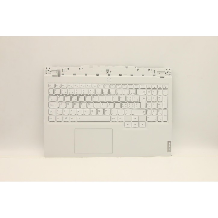 Lenovo 5CB1C93118 Palmrest Top Case con tastiera, Svizzera, grigio tempesta, Retroilluminazione blu