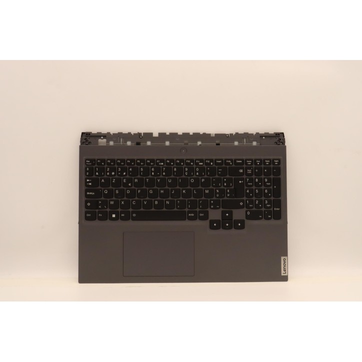 Lenovo 5CB1C93126 Palmrest Top Case con tastiera, Belga, grigio tempesta, Retroilluminazione RGB, UK
