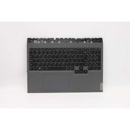 Lenovo 5CB1C93138 Palmrest Top Case con tastiera, Greco, Grigio ardesia, Retroilluminazione RGB