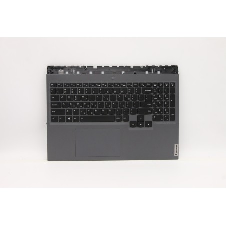 Lenovo 5CB1C93138 Palmrest Top Case con tastiera, Greco, Grigio ardesia, Retroilluminazione RGB
