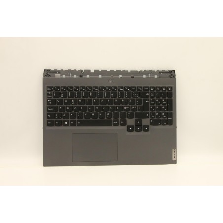 Lenovo 5CB1C93179 Palmrest Top Case con tastiera, Lingue scandinave, grigio tempesta, Retroilluminazione bianca