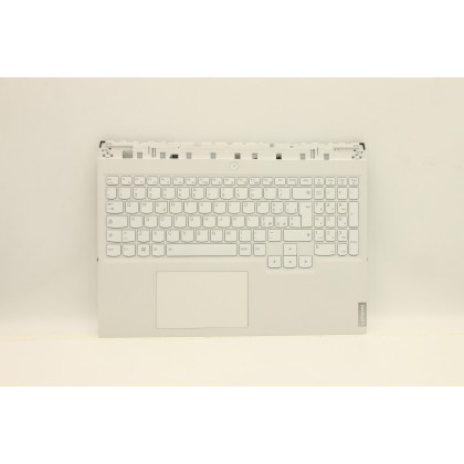 Lenovo 5CB1C93577 Palmrest Top Case con tastiera, Italiano, grigio tempesta, Retroilluminazione blu