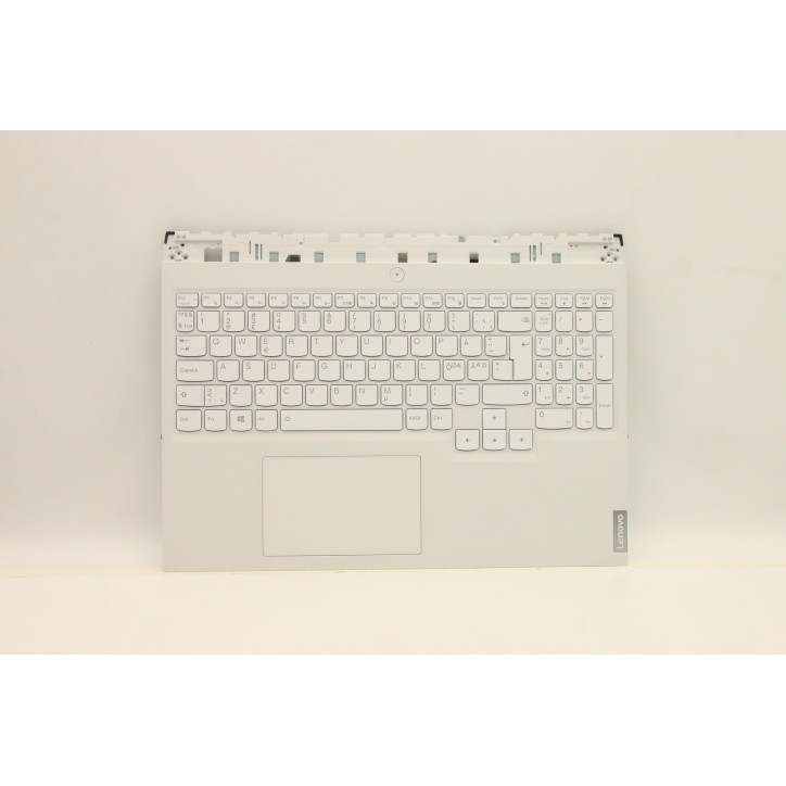 Lenovo 5CB1C93581 Palmrest Top Case con tastiera, Lingue scandinave, grigio tempesta, Retroilluminazione blu