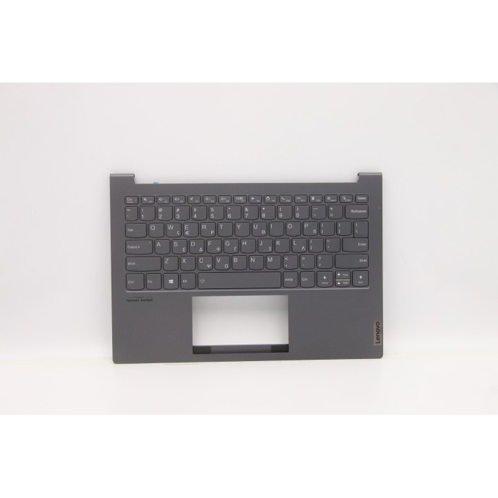 Lenovo 5CB1C93608 Palmrest Top Case con tastiera, Greco, grigio tempesta