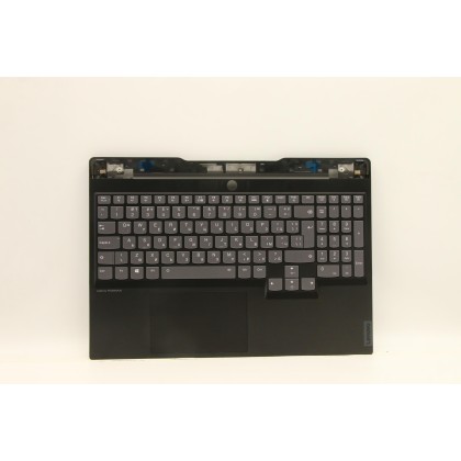 Lenovo 5CB1C93705 Palmrest Top Case con tastiera, Bulgaro, nero, Retroilluminazione RGB, UK