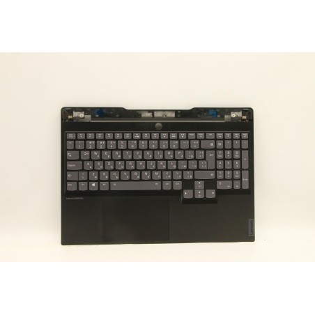 Lenovo 5CB1C93705 Palmrest Top Case con tastiera, Bulgaro, nero, Retroilluminazione RGB, UK