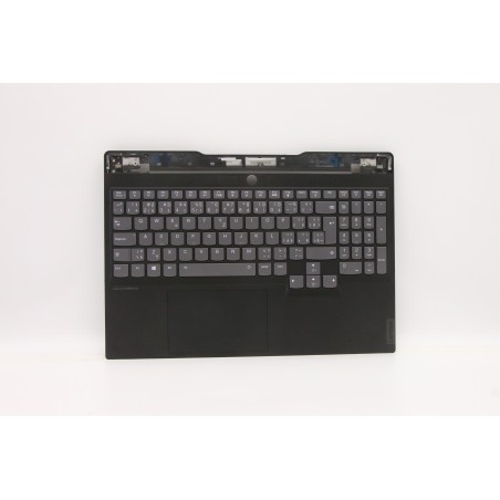 Lenovo 5CB1C93707 Palmrest Top Case con tastiera, Ceco/Slovacco, nero, Retroilluminazione RGB, UK
