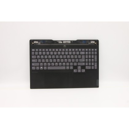 Lenovo 5CB1C93715 Palmrest Top Case con tastiera, Greco, Nero, Retroilluminazione RGB