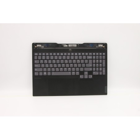 Lenovo 5CB1C93715 Palmrest Top Case con tastiera, Greco, Nero, Retroilluminazione RGB