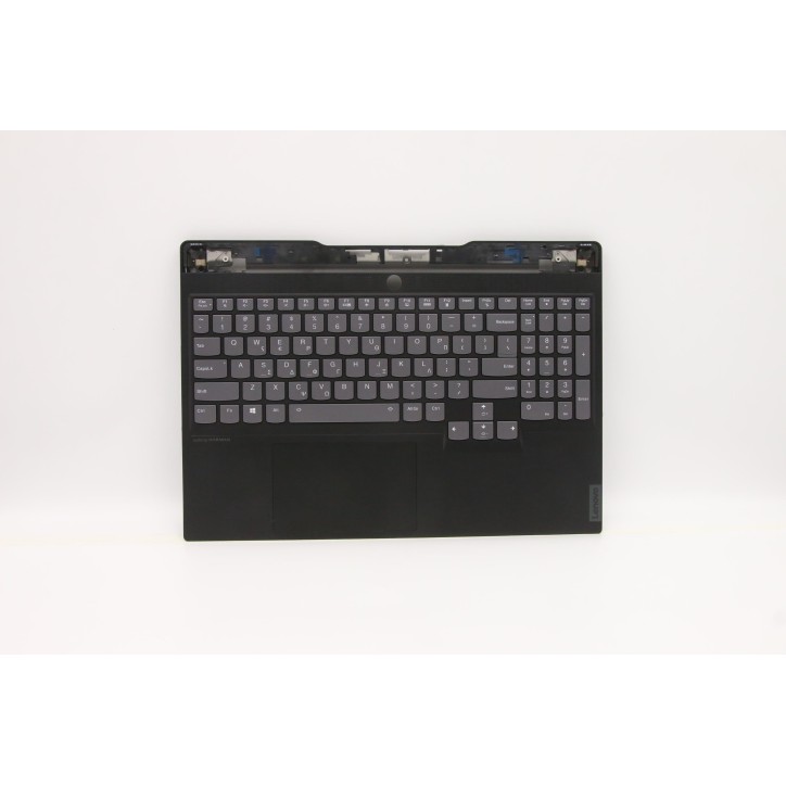 Lenovo 5CB1C93715 Palmrest Top Case con tastiera, Greco, Nero, Retroilluminazione RGB