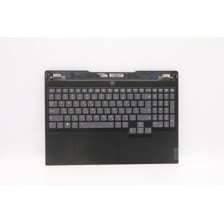 Lenovo 5CB1C93716 Palmrest Top Case con tastiera, Ebraico, nero, Retroilluminazione RGB