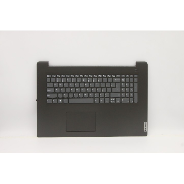 Lenovo 5CB1D01841 Palmrest Top Case con tastiera, Inglese (Stati Uniti), Grigio ferro, Impronta digitale