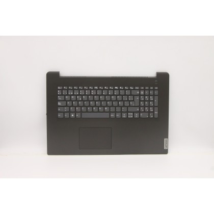 Lenovo 5CB1D01844 Palmrest Top Case con tastiera, Spagnolo, Grigio ferro, Lettore di impronte digitali