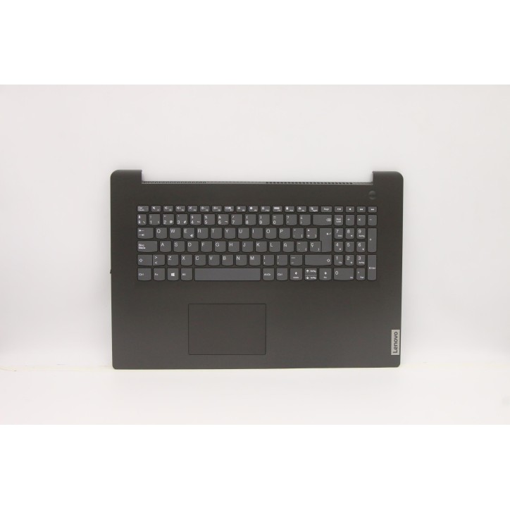 Lenovo 5CB1D01844 Palmrest Top Case con tastiera, Spagnolo, Grigio ferro, Lettore di impronte digitali