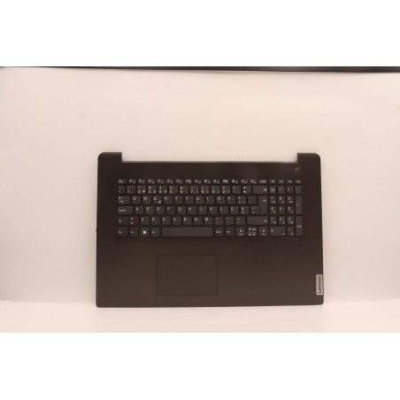 Lenovo 5CB1D01847 Palmrest Top Case con tastiera, Portoghese, Grigio ferro, Lettore di impronte digitali