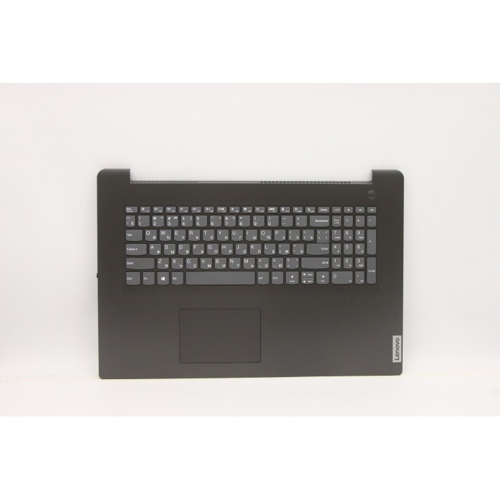 Lenovo 5CB1D01852 Palmrest Top Case con tastiera, Russo, Grigio ferro, Lettore di impronte digitali