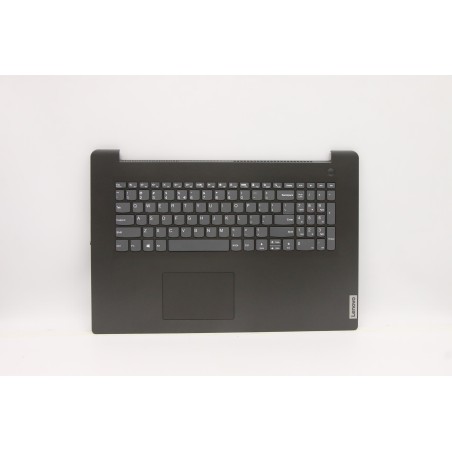 Lenovo 5CB1D01865 Palmrest Top Case con tastiera, Inglese (Stati Uniti/Europa), Grigio ferro, Impronta digitale