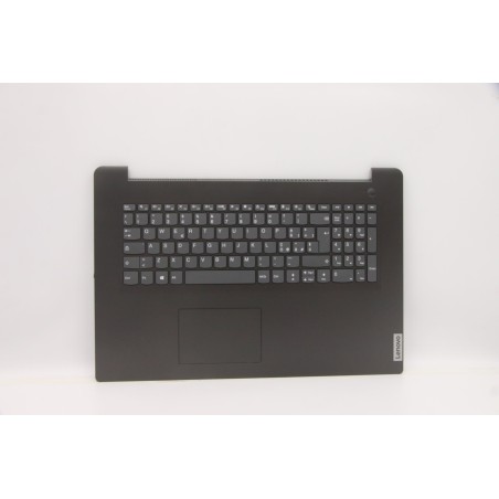 Lenovo 5CB1D01874 Palmrest Top Case con tastiera, Italiano, Grigio ferro, Impronta digitale