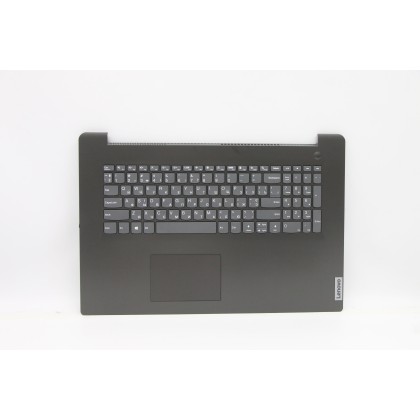 Lenovo 5CB1D01901 Palmrest Top Case con tastiera, Ucraina, Grigio ferro, Impronta digitale