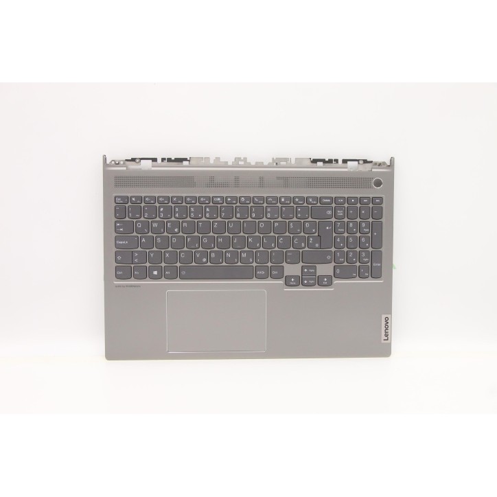 Lenovo 5CB1D04554 Palmrest Top Case con tastiera, Sloveno, Grigio minerale