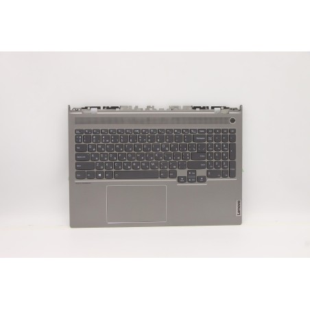 Lenovo 5CB1D04559 Palmrest Top Case con tastiera, Ucraino, Grigio minerale