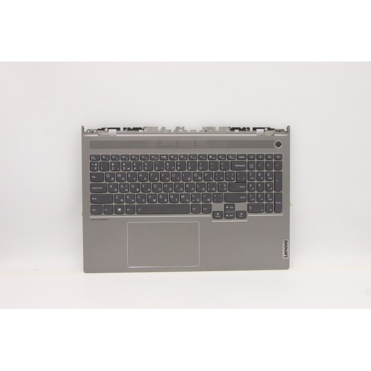 Lenovo 5CB1D04559 Palmrest Top Case con tastiera, Ucraino, Grigio minerale