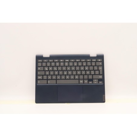 Lenovo 5CB1D04860 Palmrest Top Case con tastiera, Spagnolo (America Latina), blu scuro