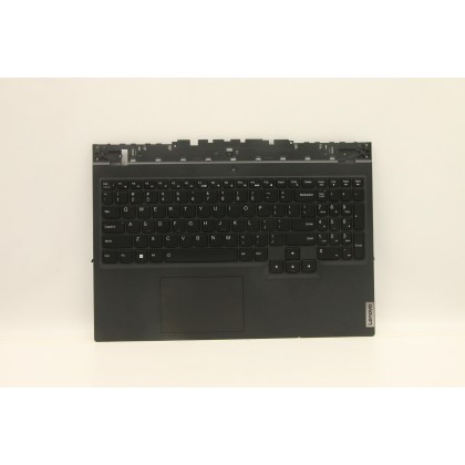 Lenovo 5CB1D04994 Palmrest Top Case con tastiera, Inglese, nero, Retroilluminazione bianca