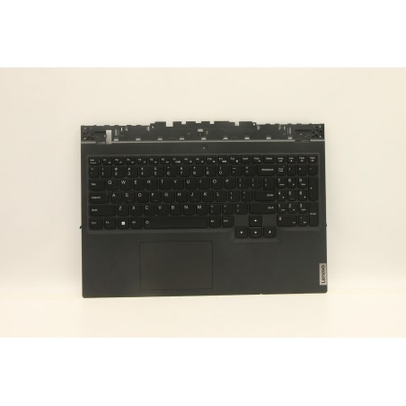 Lenovo 5CB1D04994 Palmrest Top Case con tastiera, Inglese, nero, Retroilluminazione bianca