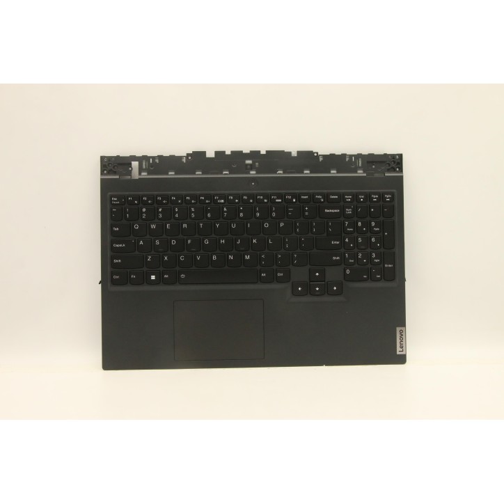 Lenovo 5CB1D04994 Palmrest Top Case con tastiera, Inglese, nero, Retroilluminazione bianca