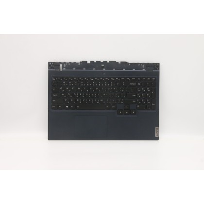 Lenovo 5CB1D05021 Palmrest Top Case con tastiera, Arabo, Retroilluminazione RGB, US