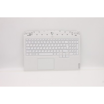 Lenovo 5CB1D05089 Palmrest Top Case con tastiera, Ceco/Slovacco, grigio tempesta, Retroilluminazione blu, UK
