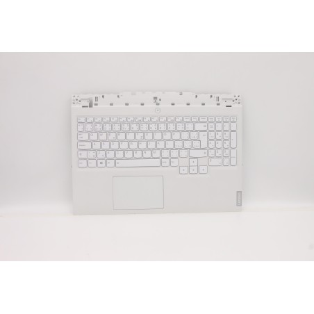 Lenovo 5CB1D05089 Palmrest Top Case con tastiera, Ceco/Slovacco, grigio tempesta, Retroilluminazione blu, UK