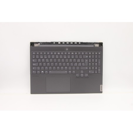 Lenovo 5CB1D05134 Palmrest Top Case con tastiera, Svizzera, Grigio
