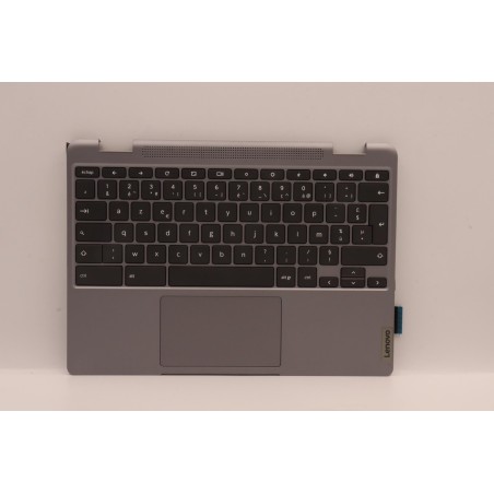 Lenovo 5CB1D05181 Palmrest Top Case con tastiera, Francese, grigio