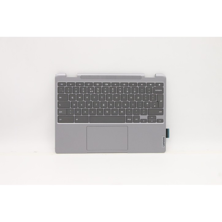 Lenovo 5CB1D05190 Palmrest Top Case con tastiera, Inglese Regno Unito, Grigio
