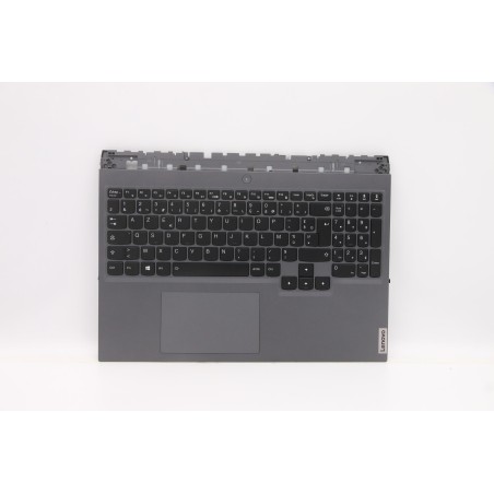 Lenovo 5CB1D05235 Palmrest Top Case con tastiera, Francese, Grigio ardesia, Retroilluminazione RGB