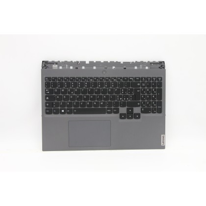 Lenovo 5CB1D05244 Palmrest Top Case con tastiera, Italiano, Grigio ardesia, Retroilluminazione RGB